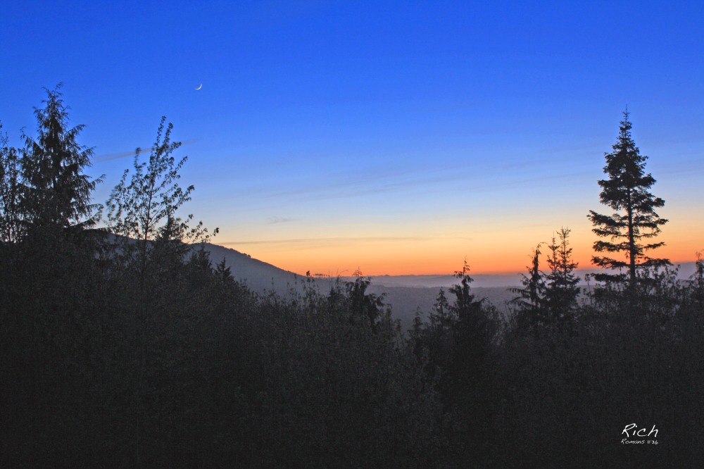 Blue Hour On The Mountain